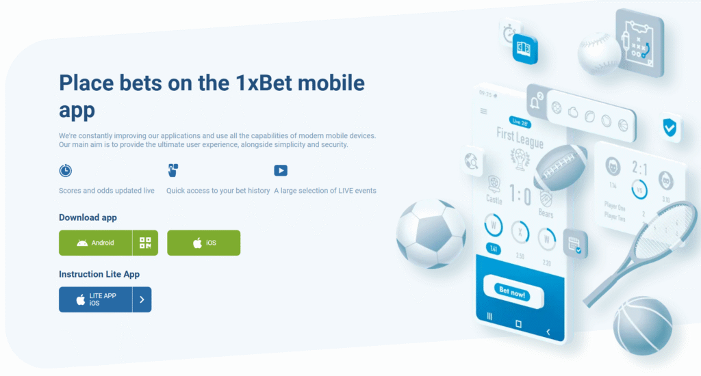 How to Download & Install the 1xBet App